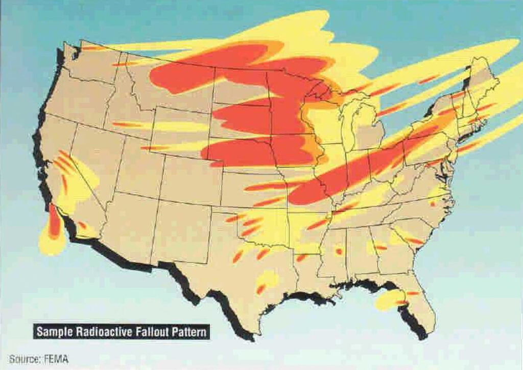 The Chernobyl Disaster: Lies and Cover-ups 2 Risks hazards A State by State Guide FEMA196 0017 map