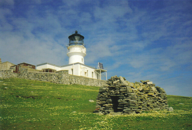 The Vanishing Lighthouse Keepers of Eilean Mor: A Mystery Lost to the Sea 2 St. Flannans Cell and Flannan Isles Lighthouse geograph.org .uk 623920