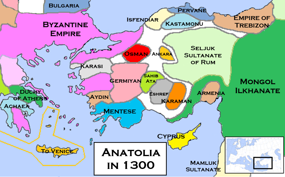 Anatolian Beyliks in 1300 1