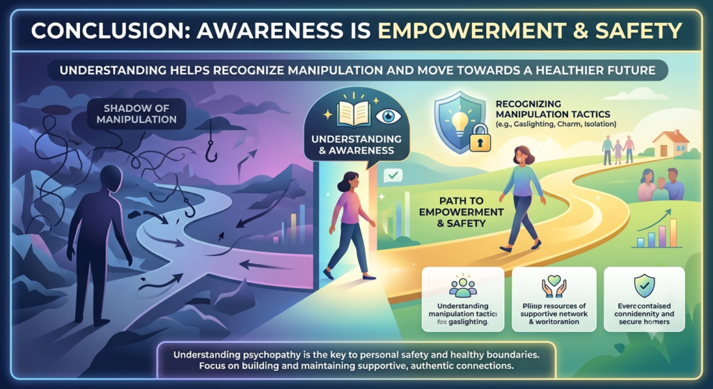 Understanding psychopathy helps recognize manipulation