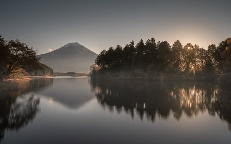 Scenic view of Mount Fuji near Aokigahara Forest during daylight