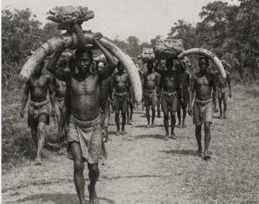 Severed hands Congo Free State King Leopold II rubber terror symbol atrocity Nsala Wala photograph missionary Alice Seeley Harris 1904