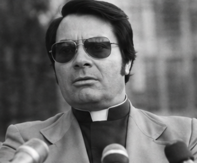 Jim Jones Peoples Temple founder cult leader portrait 1970s Indianapolis Indiana San Francisco